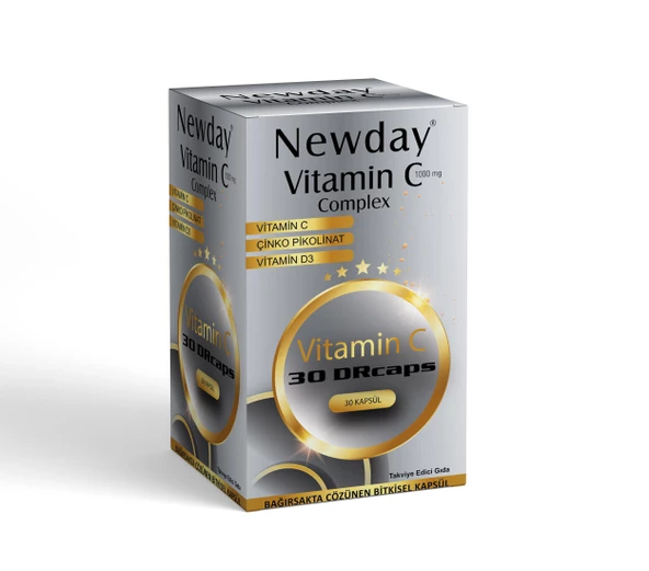 Newday Vitamin C Complex 30 DRcaps Kapsül