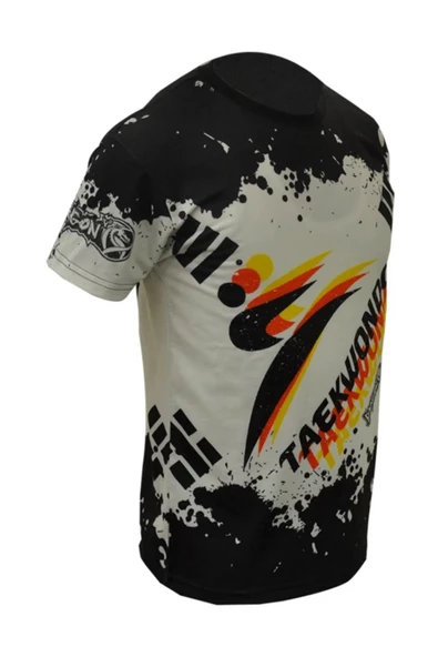 DragonDo TX8516 Kore Bayraklı Taekwondo Tişörtü - 2