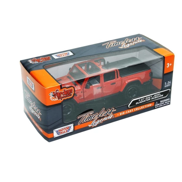 Vardem 2021 Model Jeep Gladiatör Rubicon (1:27) 1:24 Ölçek 79370 - 4