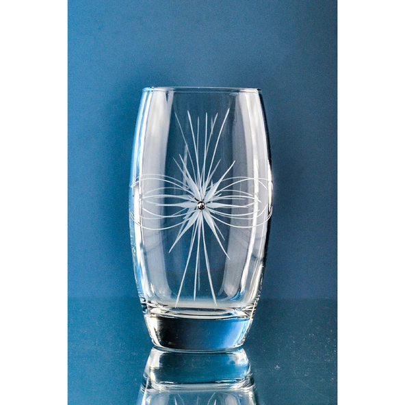 Decocia Pudgy 12 Parça Su ve Meşrubat Kesme Bardak Seti Mira Desenli - Resim 4