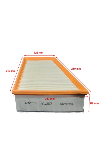 Skoda Fabia I 1.4-1.9 TDI, 1.9 SDI, 2.0 2008-2011 Hava Filtresi - Resim 2