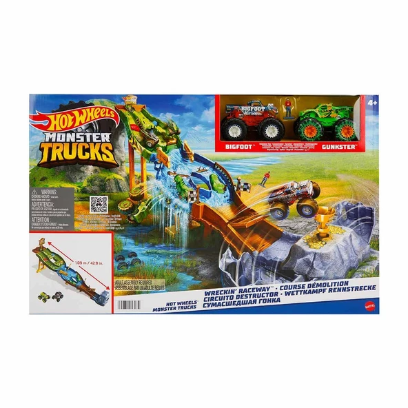 Hot Wheels Monster Trucks Heyecanlı Yarışlar Oyun Seti  HGV12