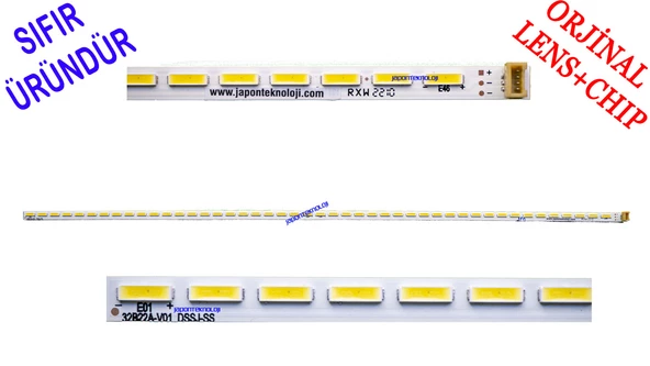 AS32B22A-V01, YUMATU 32'', DSBJ-SS, 40.7 Cm, 46 Ledli, LED BAR ÇUBUK, YUMATU