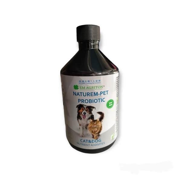 Naturem.pet Kedi & Köpek Sıvı Probiyotik Aktif & Canlı 500ml