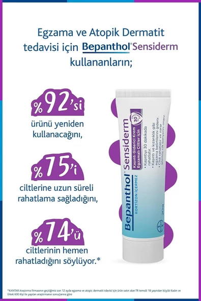 Bepanthol BEPANTHOL Sensiderm 50 Gr 3 Adet - 7