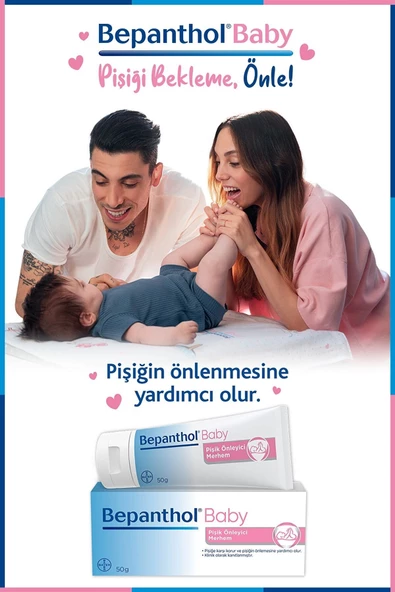 Bepanthol Baby Pişik Önleyici Merhem 50 gr 3 Adet - 3