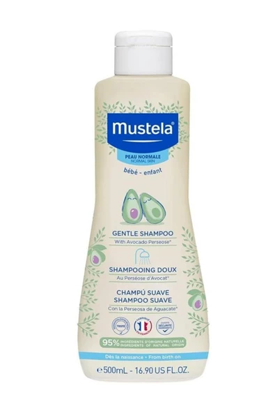 Mustela Gentle Shampoo Bebek Şampuanı 500 ml 3 Adet