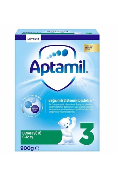 Aptamil Aptamil 3 Devam Sütü 900 Gr 2li Paket 9-12 Ay