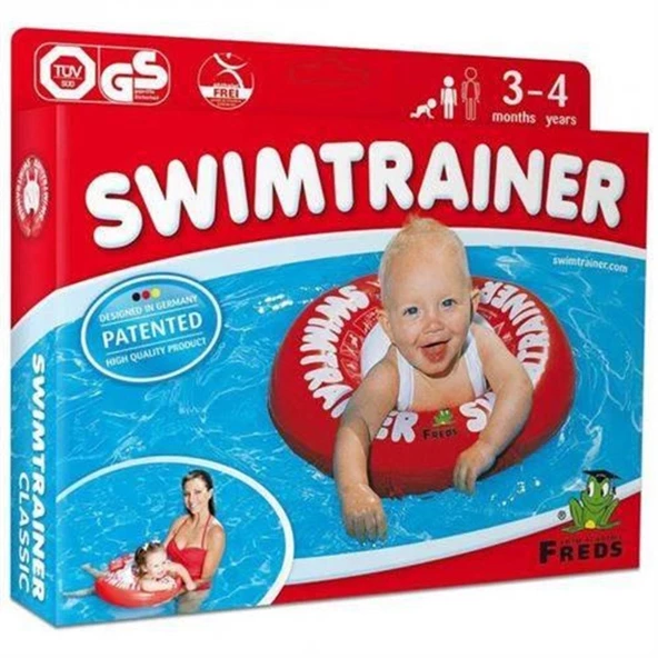 Swimtrainer Yüzme Simidi Kırmızı 3 Ay - 4 Yaş