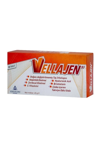 ANGELINI Vellajen 30 Tablet | 3 Adet