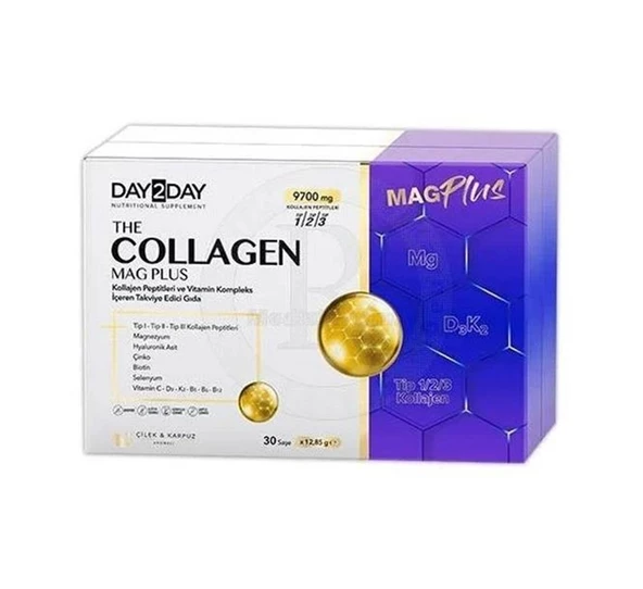 Dayday Day Day Collagen Mag Plus Çilek Karpuz Aromalı 30 Saşe