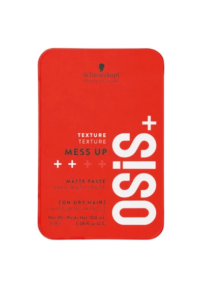 Schwarzkopf Eva-osis Saç Şekillendirici Mat Krem Wax - Mess Up Mat Gum 100 Ml.