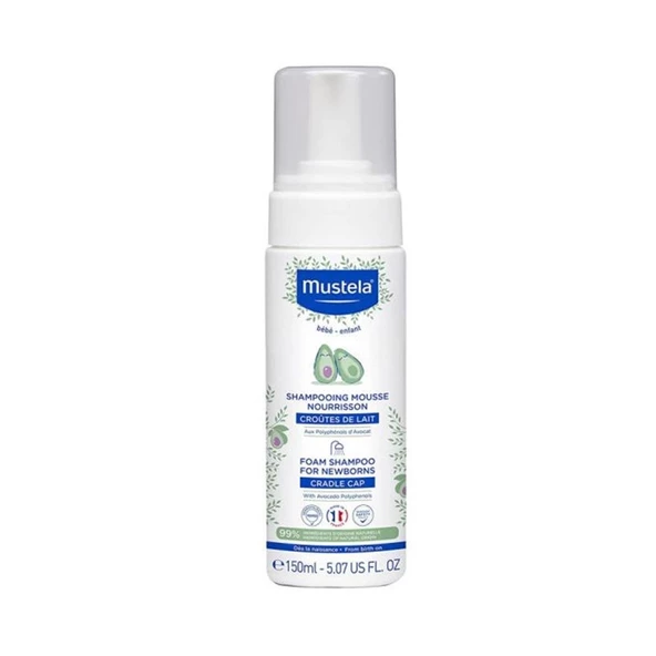 Mustela Foam Shampoo For Newborn Yeni Doğan Köpük Şampuanı 150 ml