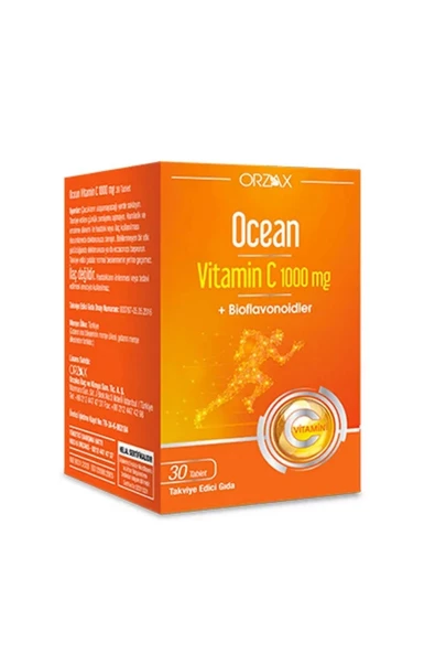 Ocean Ocean Vitamin C 1000 Mg 30 Tablet ürün görseli