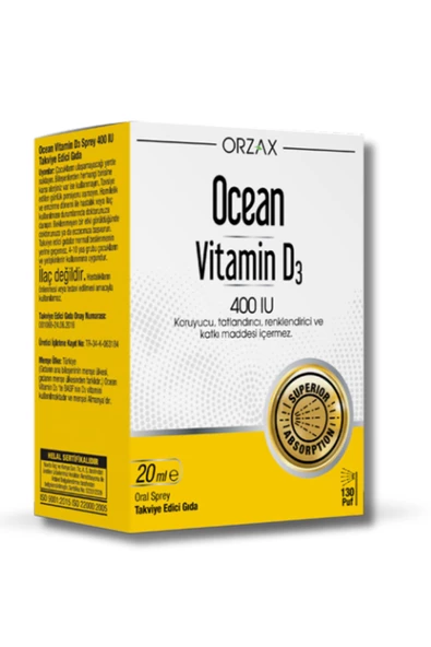 Ocean Ocean Vitamin D3 400 Sprey