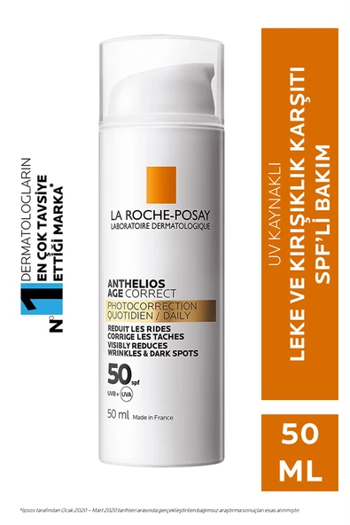 La Roche Posay Anthelios Age Correct Light Cream Spf50 50 ml