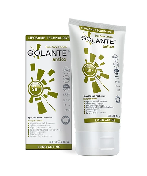 Solante Solante Antiox Güneş Koruyucu Losyon Spf 50 150 ml Antioksidan Antiaging