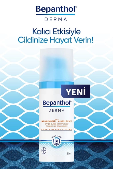 Bepanthol Derma Nemlendirici Ve Besleyici Spf 25 Güneş Koruyuculu Günlük Yüz Bakım Kremi 50 - 2