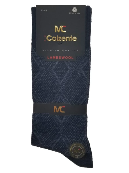 Mia Calzente 6 Adet Lambswool - Yün Erkek Çorap - 10