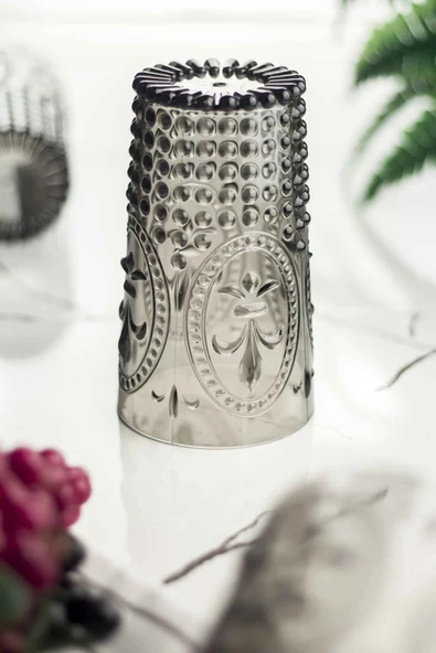 Akrilik Füme Tekli Uzun Bardak & Su Meşrubat Bardağı 750 ml ( Büyük Boy & Cam Değildir ) - Resim 3