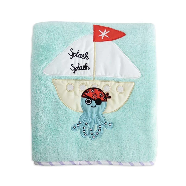 Milk&Moo Bebek Battaniye Denizci Ahtapot - 4