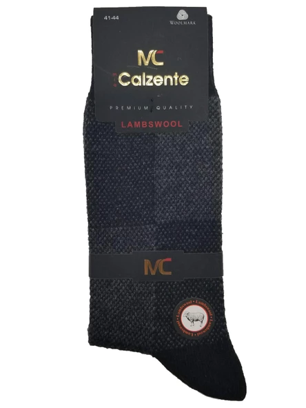 Mia Calzente 3 Adet Lambswool - Yün Erkek Çorap - 2