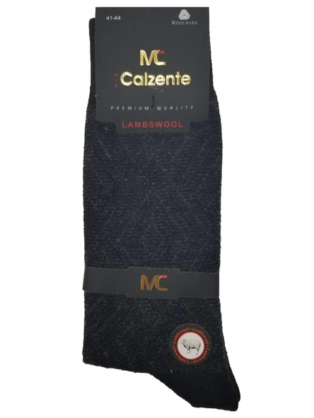 Mia Calzente 3 Adet Lambswool - Yün Erkek Çorap - 3