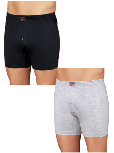 Şahinler E010 6'lı Paket Pamuklu Erkek Boxer - 5