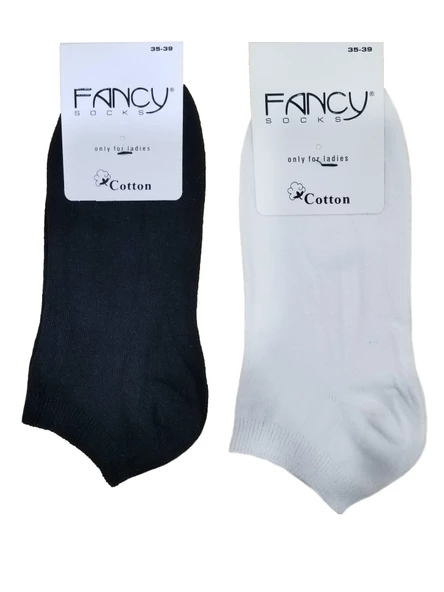 Fancy 6 Adet Ekonomik Bayan Patik Çorap - 4
