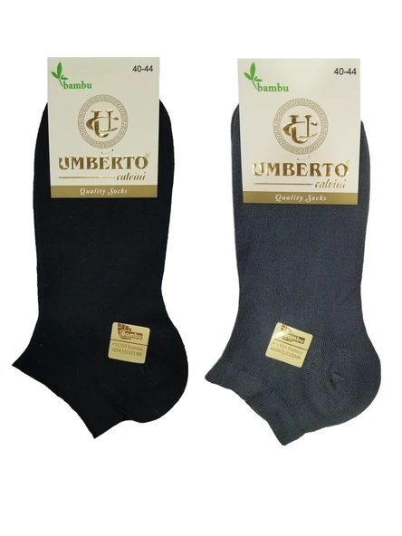 Umberto 6 Adet Erkek Doğal Bambu Patik Çorap - 307 - 11