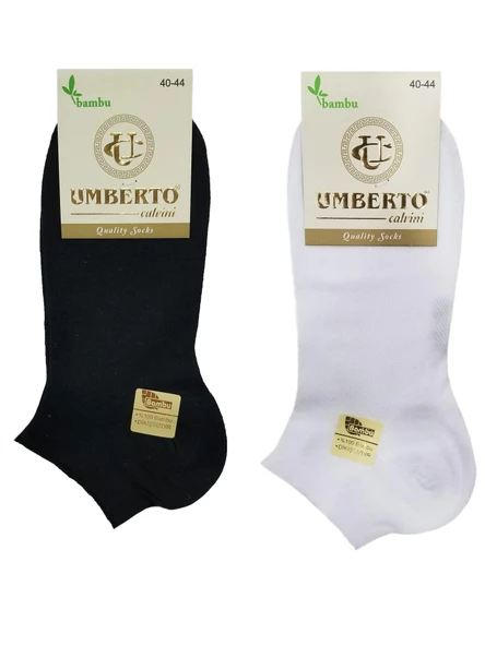 Umberto 6 Adet Erkek Doğal Bambu Patik Çorap - 307 - 9