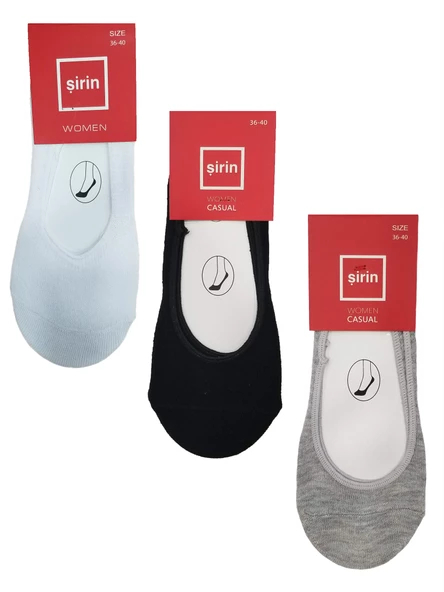 Şirin 6'lı Paket Bayan Suba / Babet Çorabı -4020 - 4