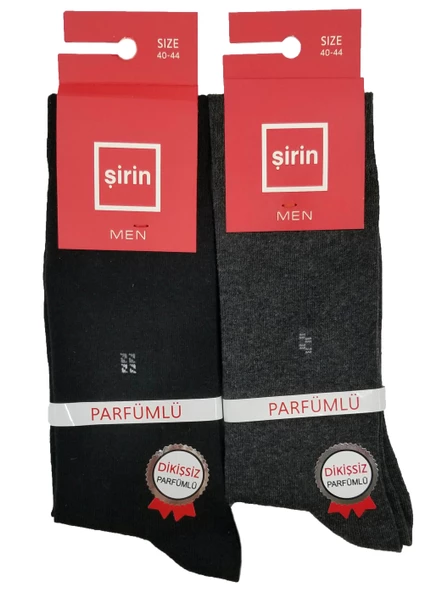 Şirin 7350 12'li Dikişsiz Likralı Pamuk Erkek Çorap - 8