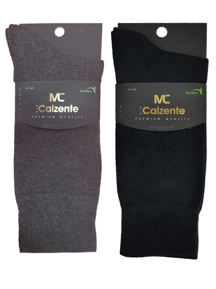 Mia Calzente 6'lı Doğal- Bambu Likralı Erkek Çorap - 9