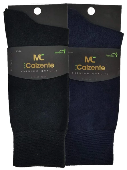 Mia Calzente 6'lı Doğal- Bambu Likralı Erkek Çorap - 8