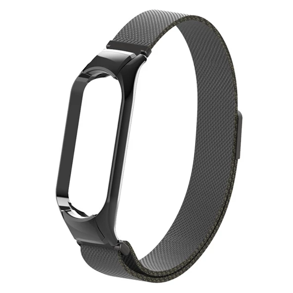 Xiaomi Mi Band 5 Metal Kayış Kordon Milano Loop