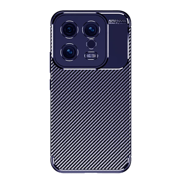 Xiaomi Mi 13 Kılıf Zore Negro Karbon Tasarım Silikon Kılıf - Resim 3