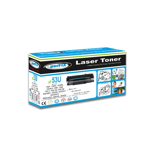 Perfıx Hp Q7553A - Q5949A Unıversal Muadil Toner