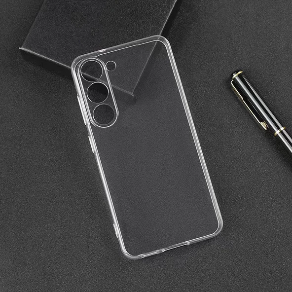 Galaxy A34 Kılıf Zore Şeffaf İnce ve Esnek Süper Silikon Kılıf - Resim 6