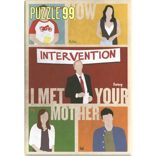 Mabbels Warner Bros 99 Parça How I Met Your Mother Puzzle - 2