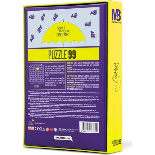 Mabbels Warner Bros 99 Parça How I Met Your Mother Puzzle - 3