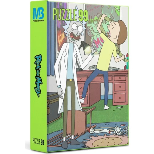 Mabbels Warner Bros 99 Parça Rick & Morty Puzzle