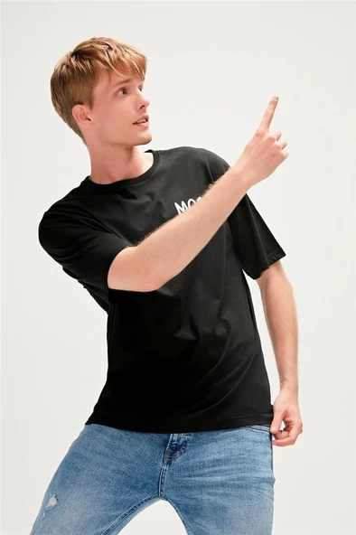 Bad Bear MOON PHASE T-SHIRT NIGHT Erkek Tişört Siyah S-XXL - 5