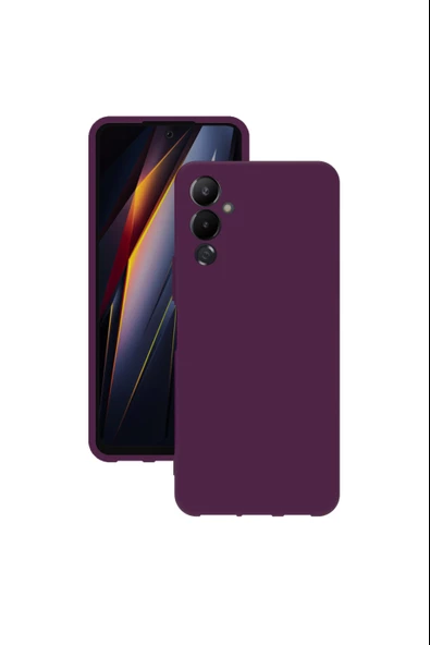 Tecno Pova 4 Kılıf Kamera Korumalı Silikon Rubber Arka Kapak - 5