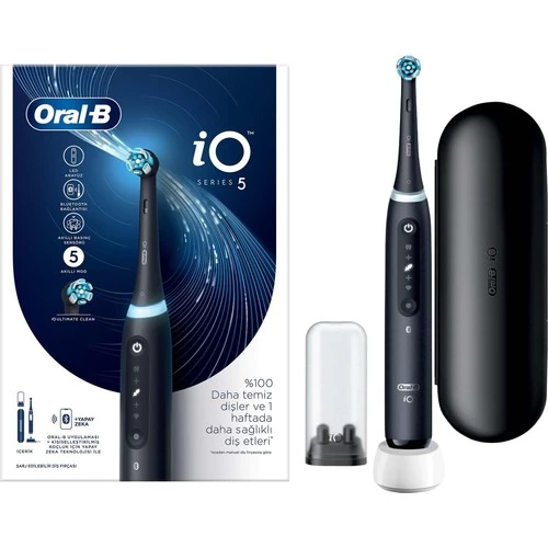 Oral-B iO 5 Siyah Şarjlı Diş Fırçası - 2