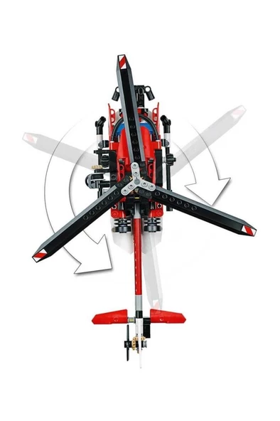 LEGO Technic 42092 Kurtarma Helikopteri - Resim 7