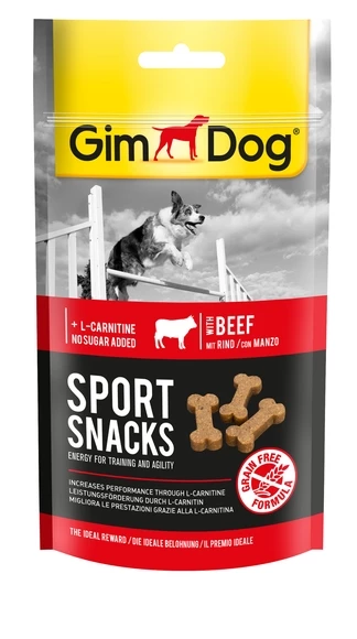 GimDog Sportsnacks Beef Sığır Etli Ödül Tableti 60 Gr ürün görseli 1