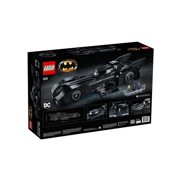 LEGO Super Heroes 76139 1989 Batmobile - Resim 3