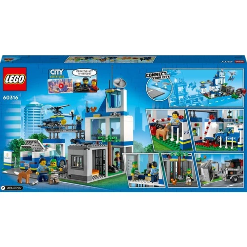 LEGO City 60316 Polis Merkezi (668 Parça) - Resim 7