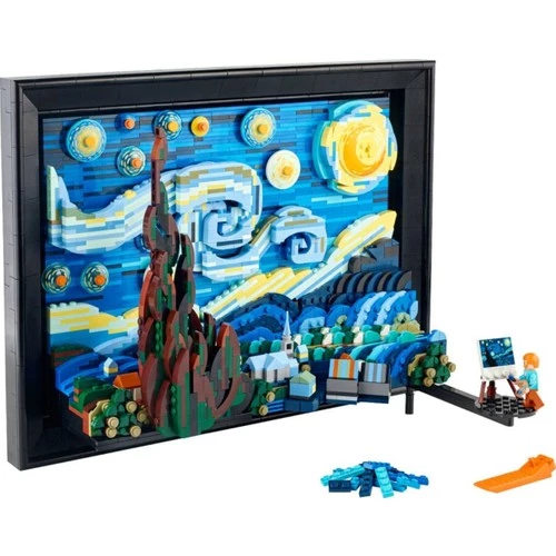 LEGO Ideas 21333 Vincent Van Gogh - Yıldızlı Gece (2316 Parça) ürün görseli 1
